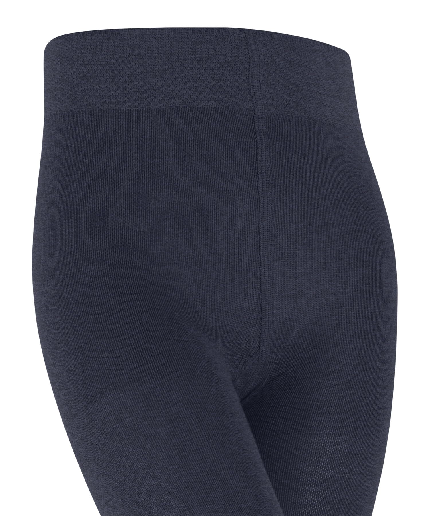FALKE Uniseks - dzieci Rajstopy Family K Ti bawełna grube jednokolorowe 1 Para, Niebieski Dark Blue Melange 6688, 170-176