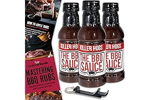 Killer Hogs: BBQ Sauce & Seasoning Choice Bundle, BBQ Guide & Keychain Bottle Opener