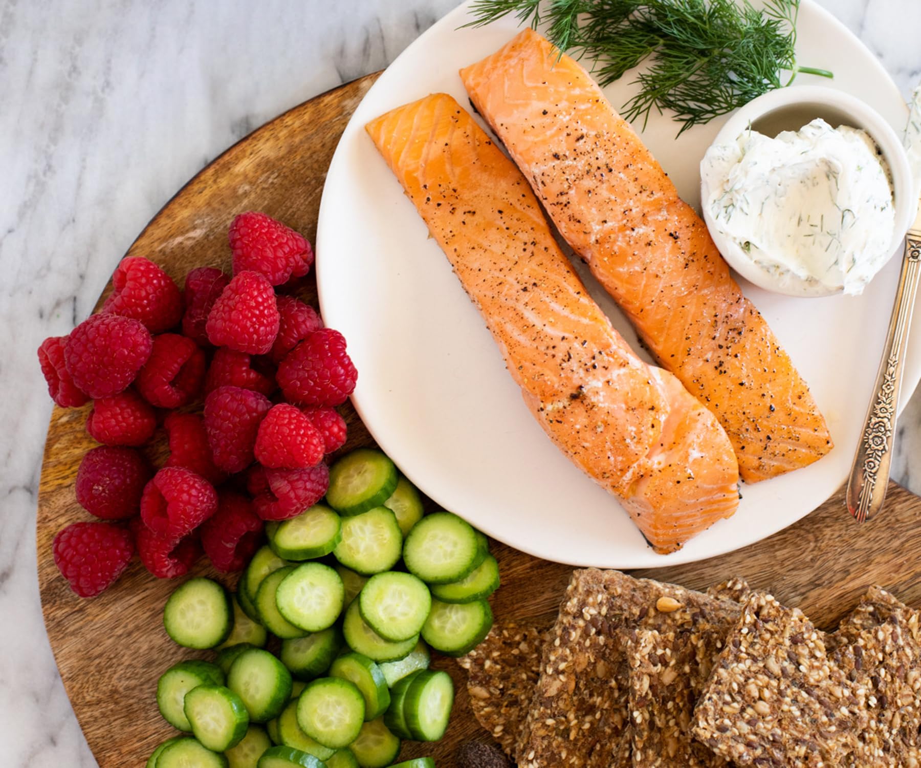 Ducktrap Lightly Smoked Atlantic Salmon 10oz 2 portions — view 6