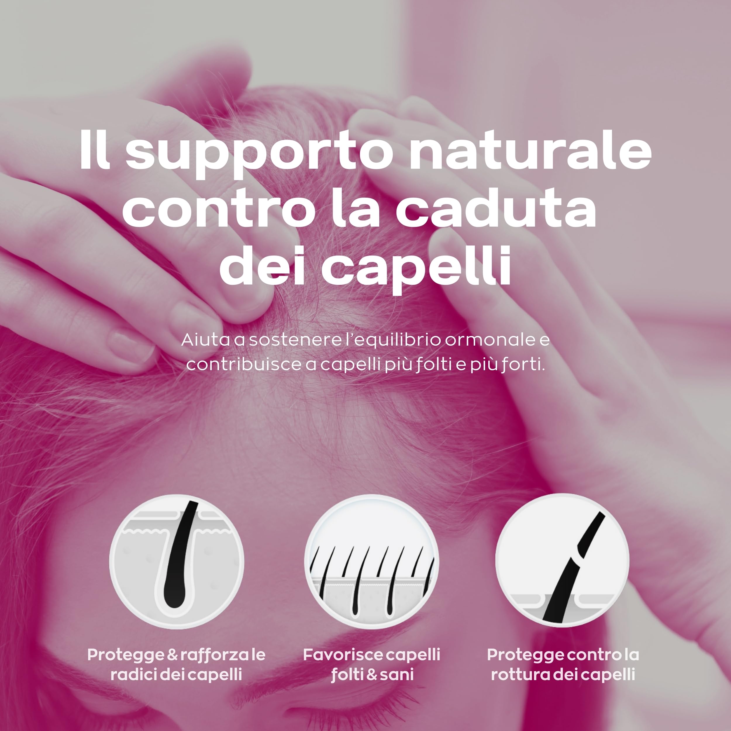 Xpecia DHT bloccante con biotina e estratto di saw palma - contro la caduta dei capelli per le donne - radice di ginko, vitamine dei capelli, sega palma - accelerare la crescita dei capelli -