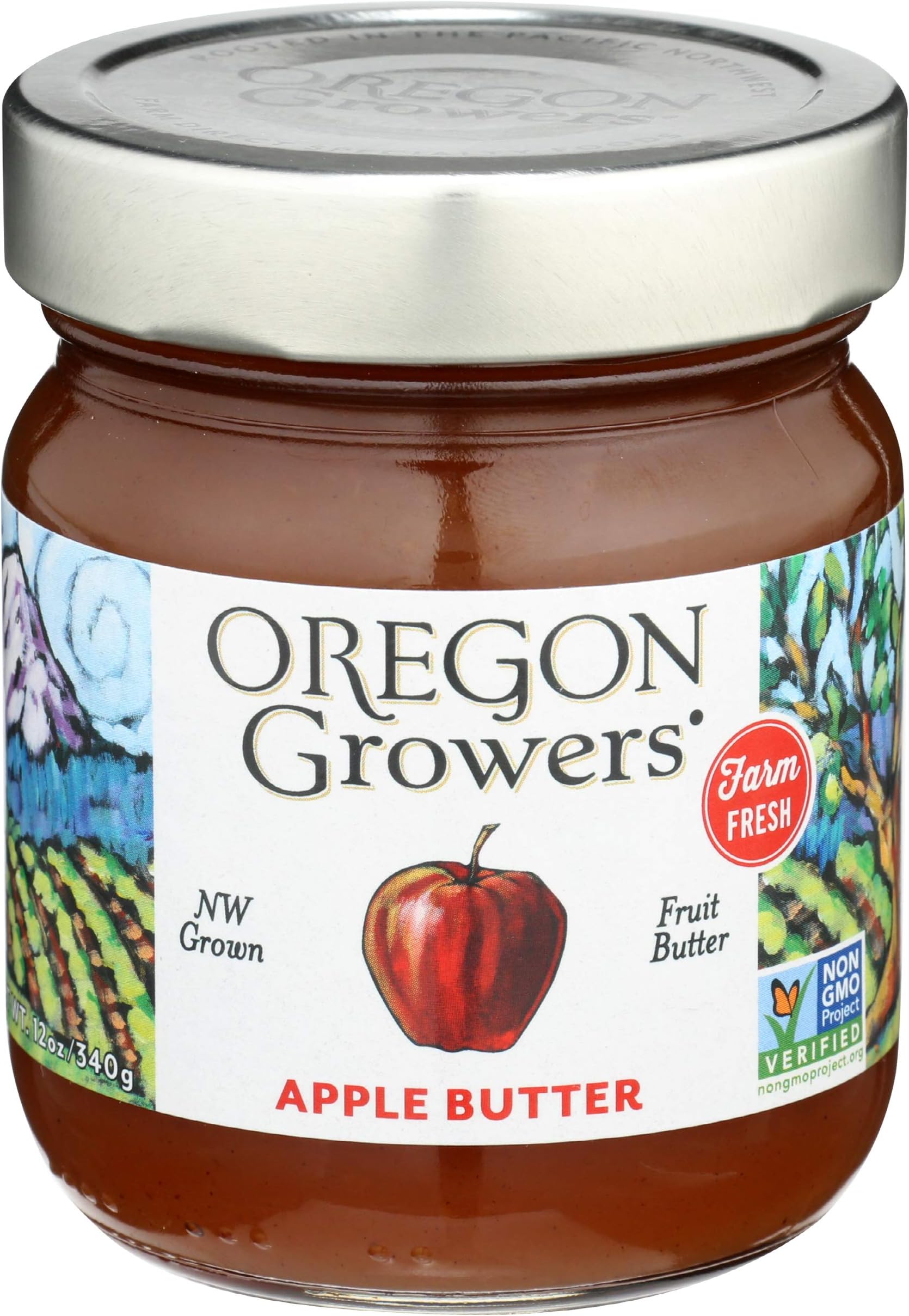 Oregon Growers, Apple Butter Spread, 12 oz