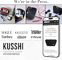 Vista 6 de Bolsa de maquillaje y cosméticos lavable de viaje KUSSHI