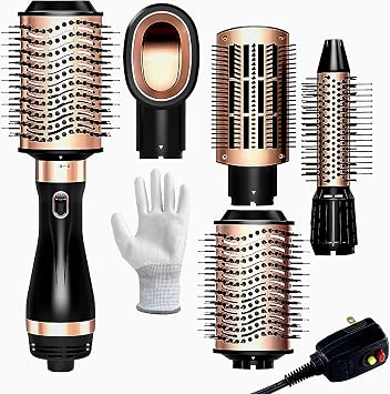 SKIMI Hair Dryer Brush, Hot Air Brush, Blow Dryer Brush, Curling Brush Hair Dryer