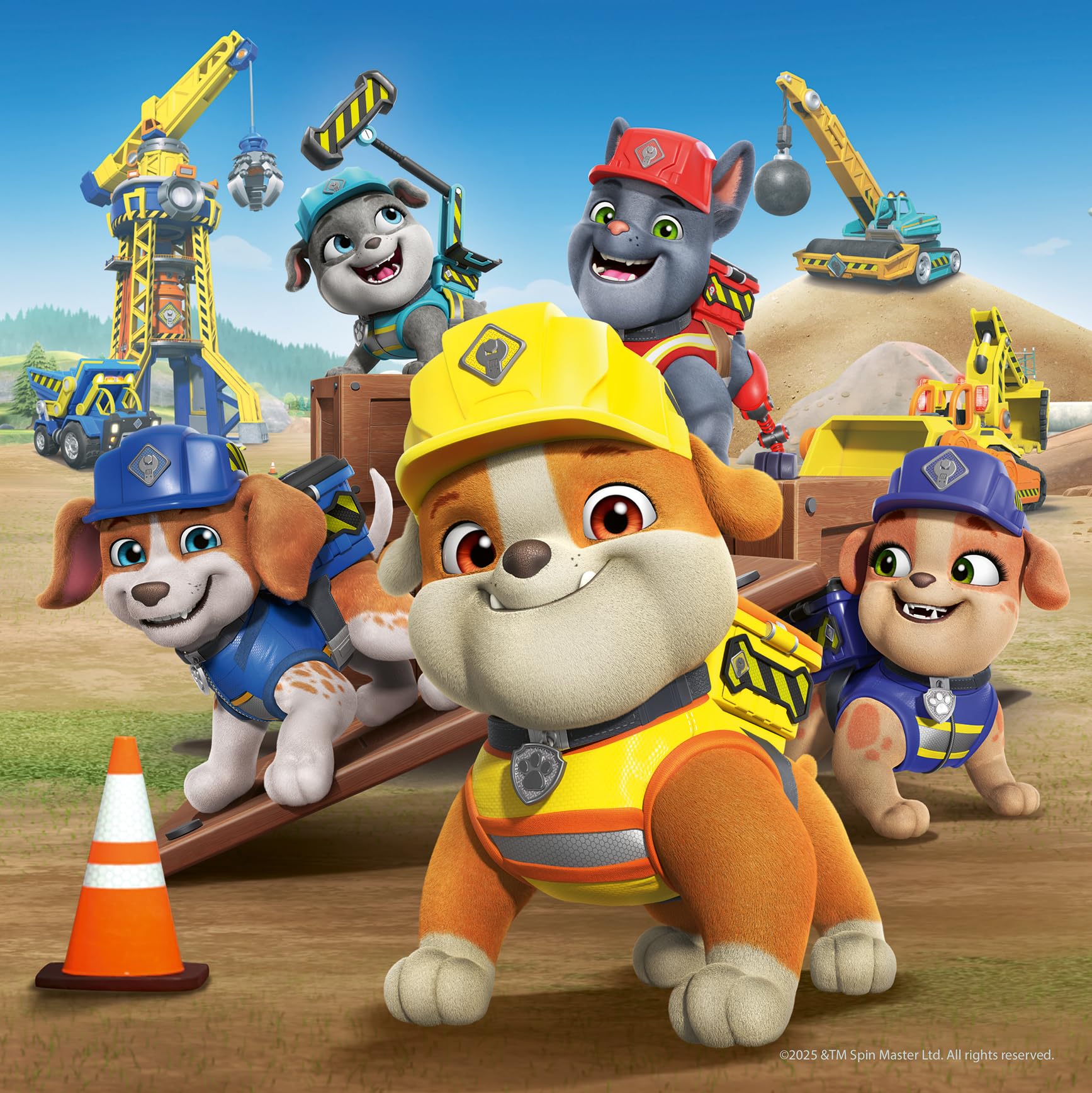 Ravensburger Paw Patrol Rubble & Crew Toys and Gifts, 3x 49 Piece Jigsaw Puzzles for Kids Age 5 Years +, Vibrant - Image 3