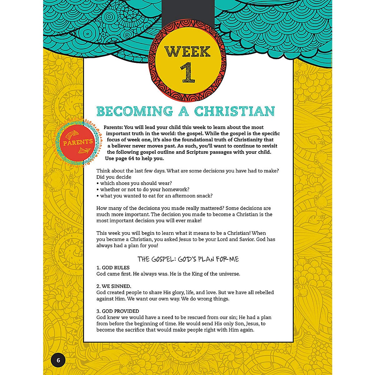 I'm A Christian Now! - Older Kids Activity Book: Includes Weekly Parent Guide - Image 2