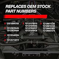 Vista 6 de Dinan Bobina de encendido D650-0003 (Rojo) para modelos seleccionados de BMW Serie M, N y S - M54 N20 N52 N54 N55 N62 N63 S55 y S63 - Reemplazo