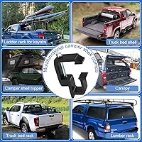 Vista 4 de moveland 8 piezas de abrazaderas para carcasa de caravana - Abrazaderas para techo de camiones resistentes - Abrazaderas para tapa de camiones sin