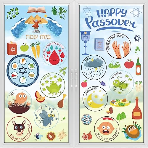 Miniatura 14 de 186 piezas de decoración de Navidad, adhesivos para ventana de Navidad, 9 hojas de calcomanías de copo de nieve con Papá Noel, muñeco de nieve