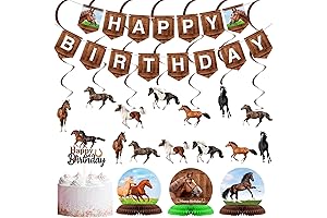 Giddy Up! 29-Piece Horse Party Decorations