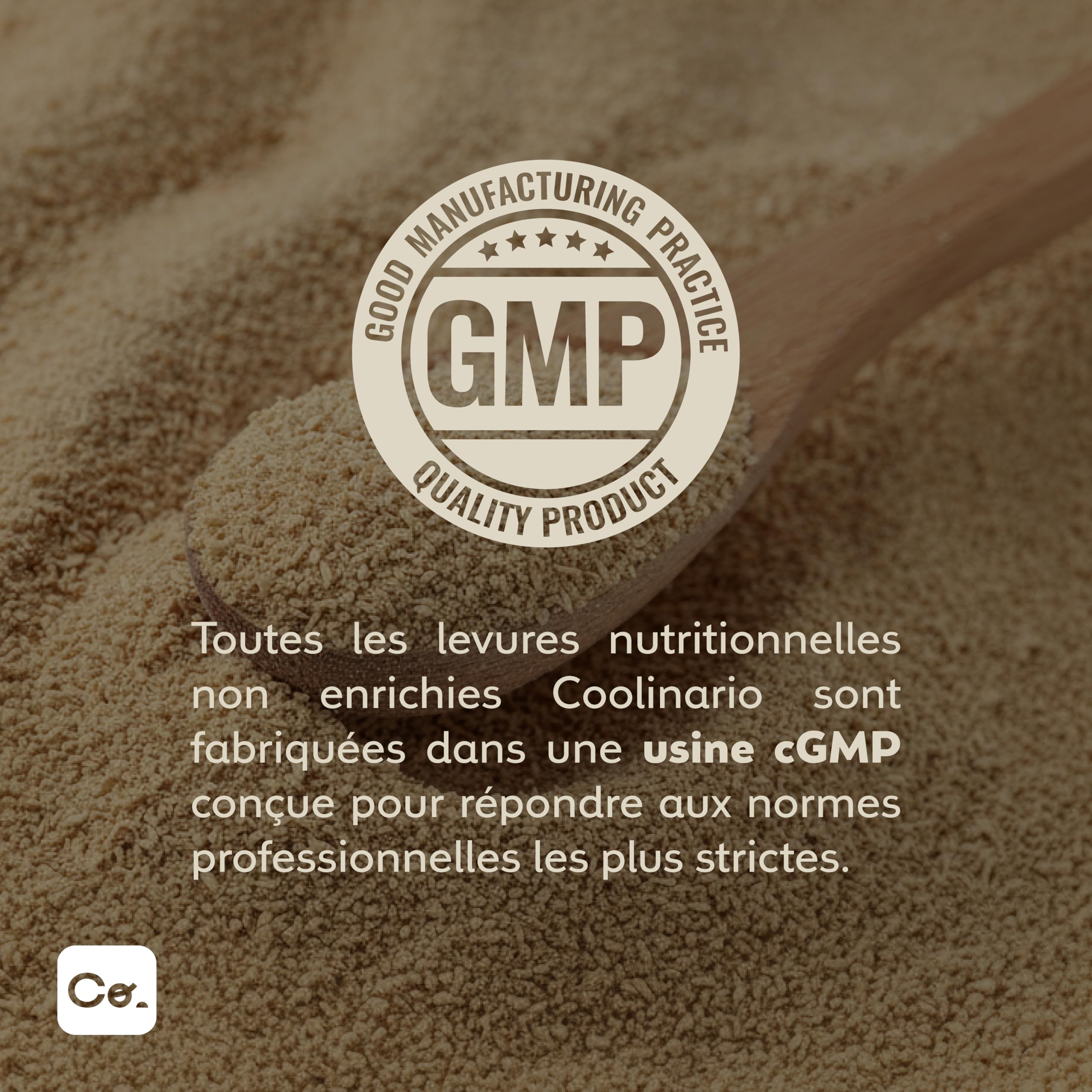Coolinario Levure Nutritionnelle Non Enrichie (56 g) Assaisonnement Végan au Goût Noisette | Riche en Protéines, Fibres & Minéraux | Pour Snacks, Sauces & Vinaigrettes | Sans Gluten