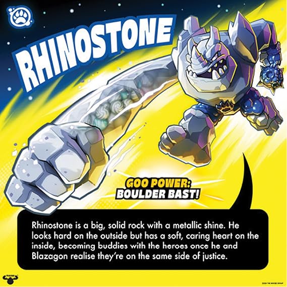 Goo JIT Zu Meteor Madness RHINOSTONE Rare Hero PK S13