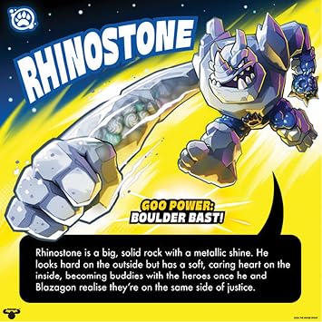 Goo JIT Zu Meteor Madness RHINOSTONE Rare Hero PK S13