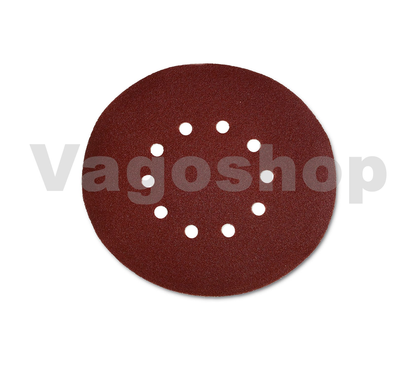 25 pezzi dischi abrasivi velcro carta vetrata Ø 225 mm con 10 fori grana 100