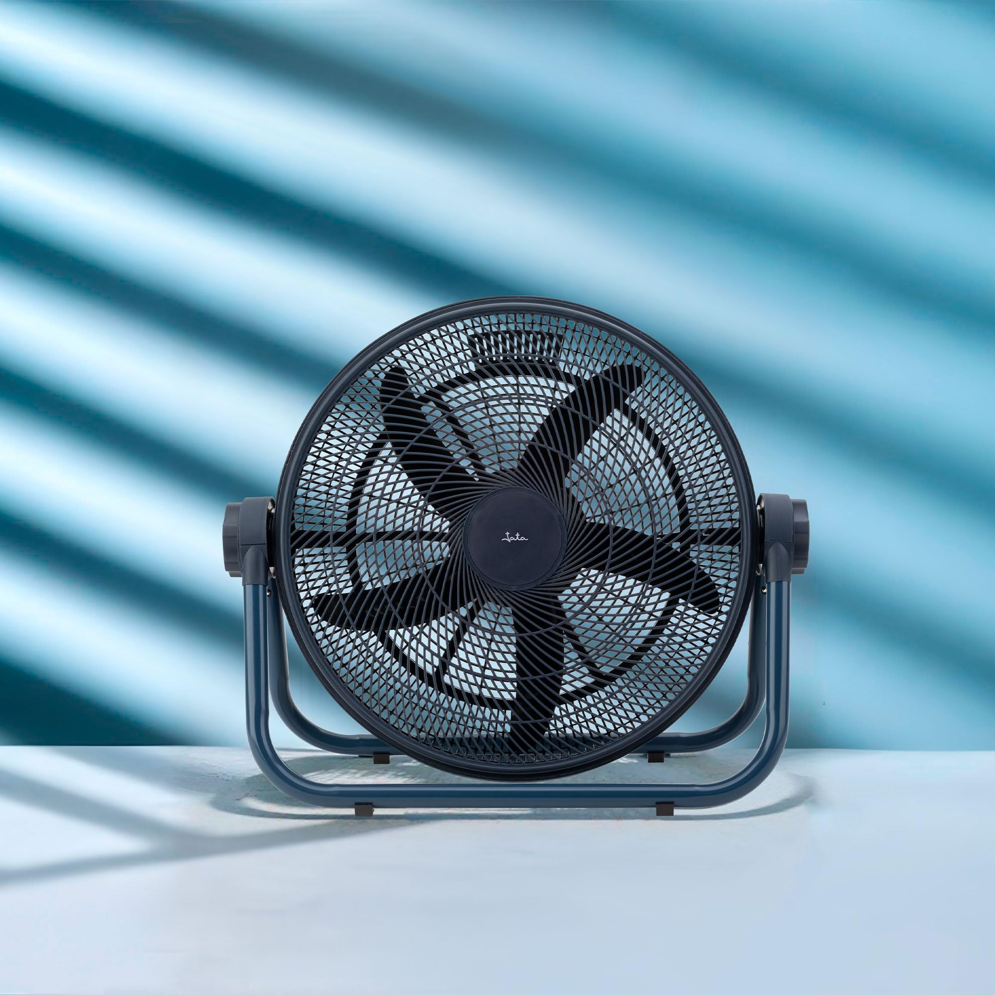 Jata JVCA3025 Industrieller Bodenventilator, 90 W, Durchmesser 51 cm, 3 Geschwindigkeiten, 5 Flügel, 5134,2 m³/h, geringer Stromverbrauch, 65 dB, Schutzgitter, maximale Sicherheit