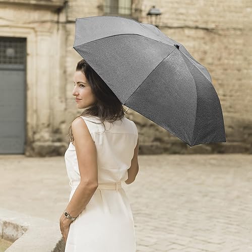 Miniatura 7 de STROMBERGBRAND UMBRELLAS The Enviro Spectrum Folding Umbrella, Environment Friendly 42" Automatic Open Lightweight Travel Umbrella, Windproof Canopy