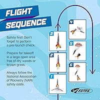Vista 6 de Estes 2162 Big Daddy Kit de construcción de cohetes, kit avanzado de modelo de cohete volador para mayores de 10 años