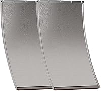 Vista 12 de Solapas de repuesto extra grandes para puerta de perro con tornillos, compatibles con puertas de perro PetSafe Freedom PAC 11-11040, miden 13 1/8” x