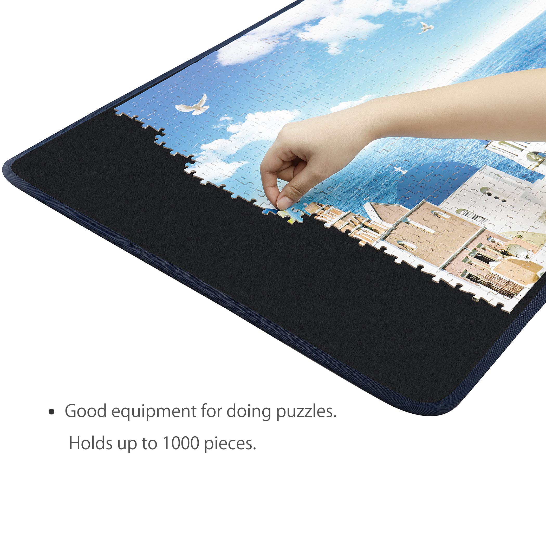 Becko Jigsaw Puzzle Board Portable Puzzle Mat for Puzzle Storage Puzzle