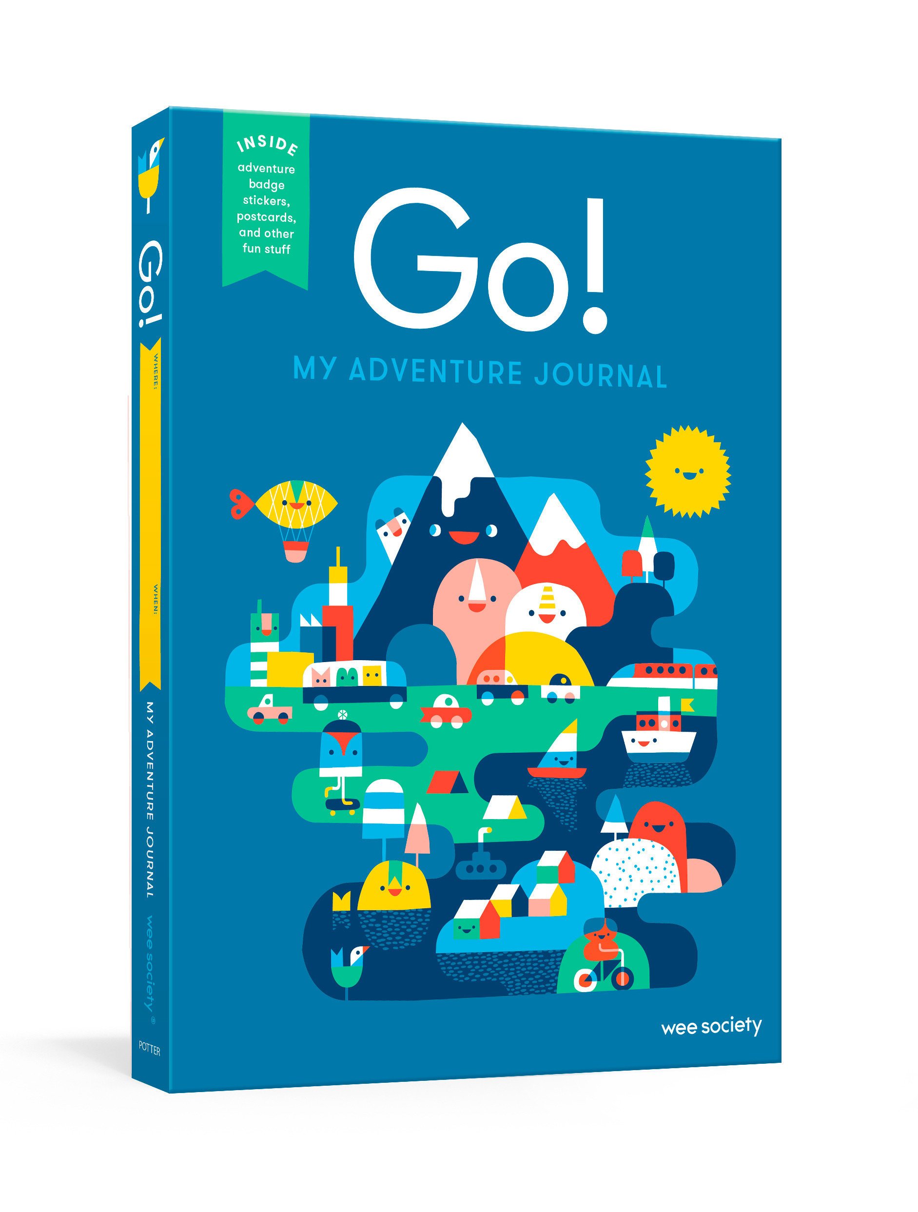 Go! Blue: A Kids' Interactive Travel Diary and Journal