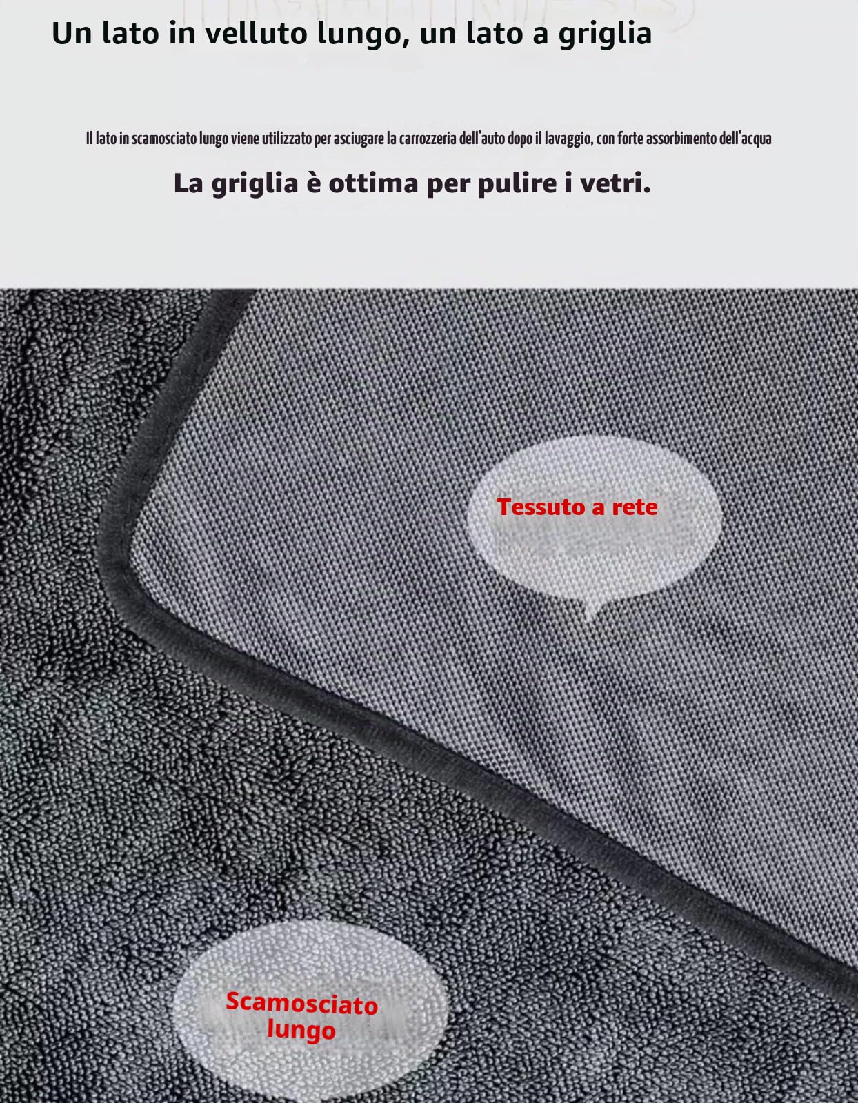 Miro France - Panno in microfibra Total Clean (5 X Shiny Bath,40 x 60 cm)