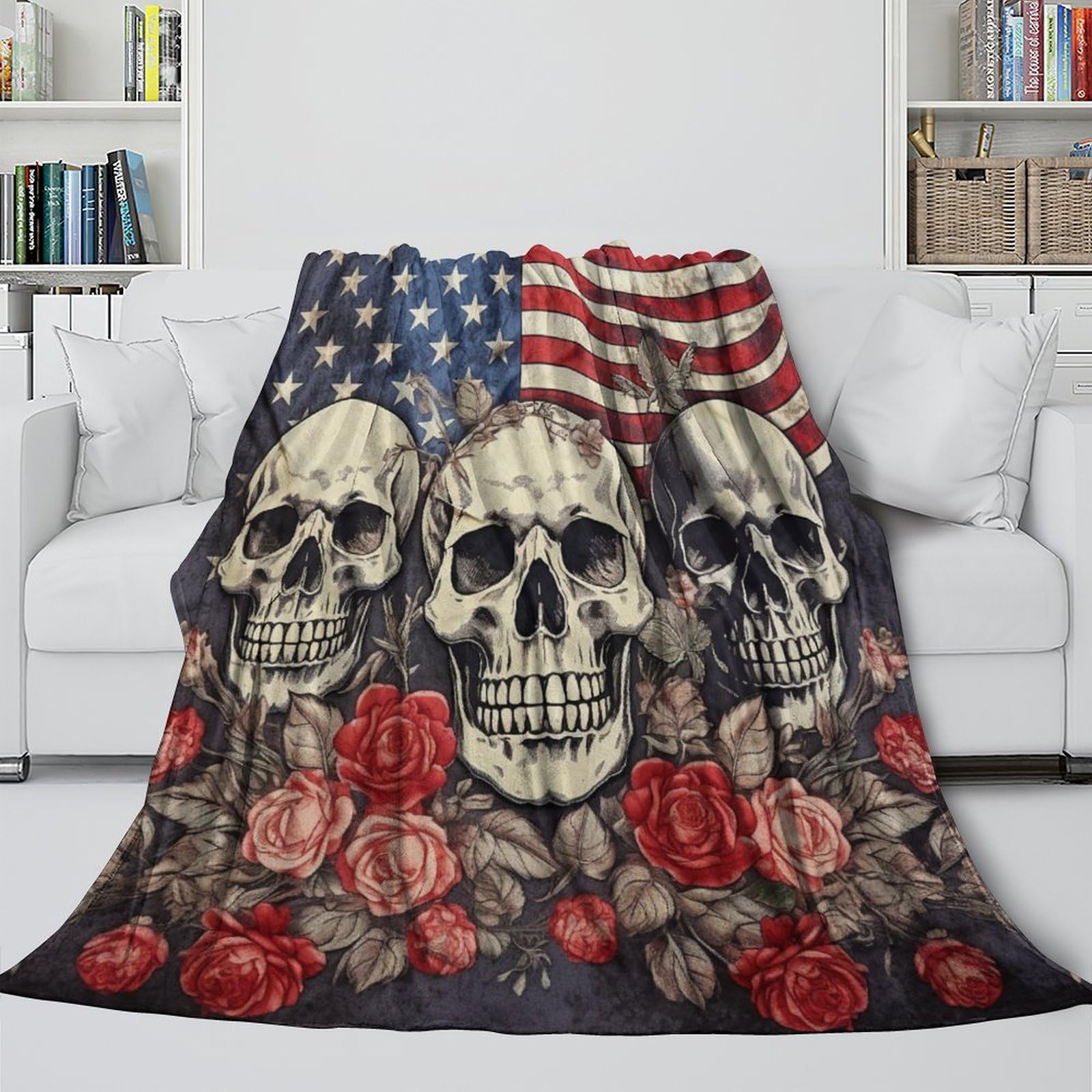 JPT-154 Couverture En Flanelle Imprimée 3D De Johnny Hallyday Cadeau De Noël Pour Filles Garçons Et Adolescent Taille:100x130cm - Maison