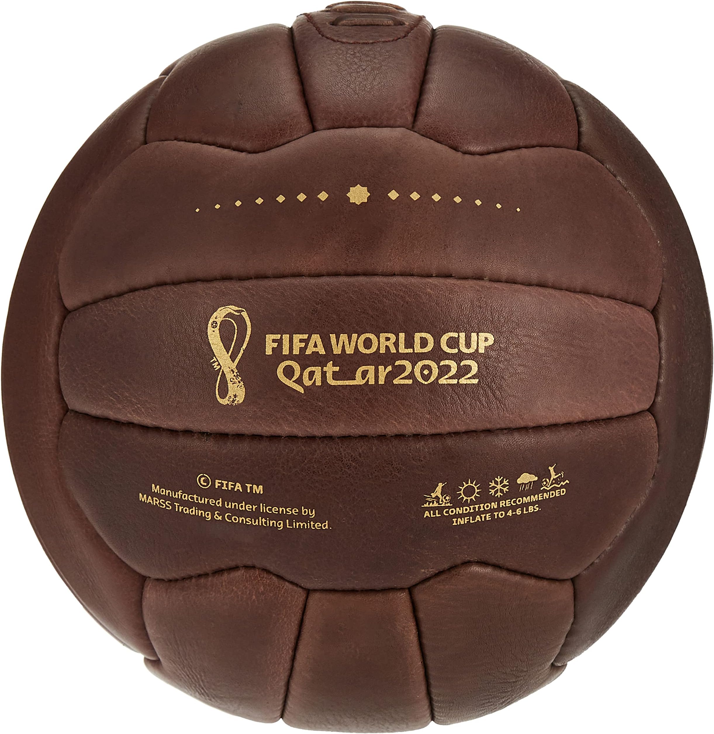 FIFA World Cup Qatar 2022 Football Retro Vintage Limited Edition Size 5