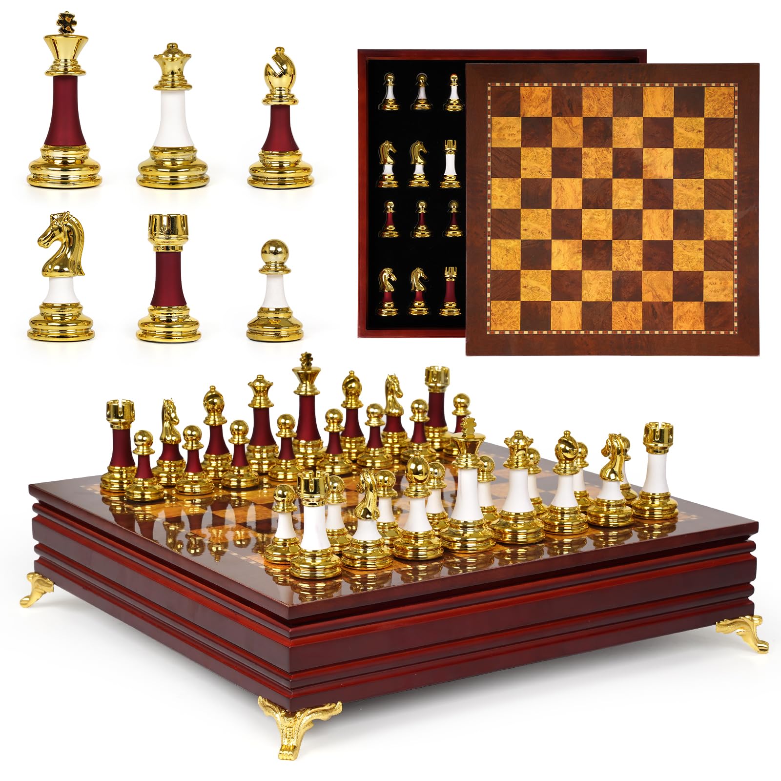 Agirlgle 15-Inch Large Chess Set
