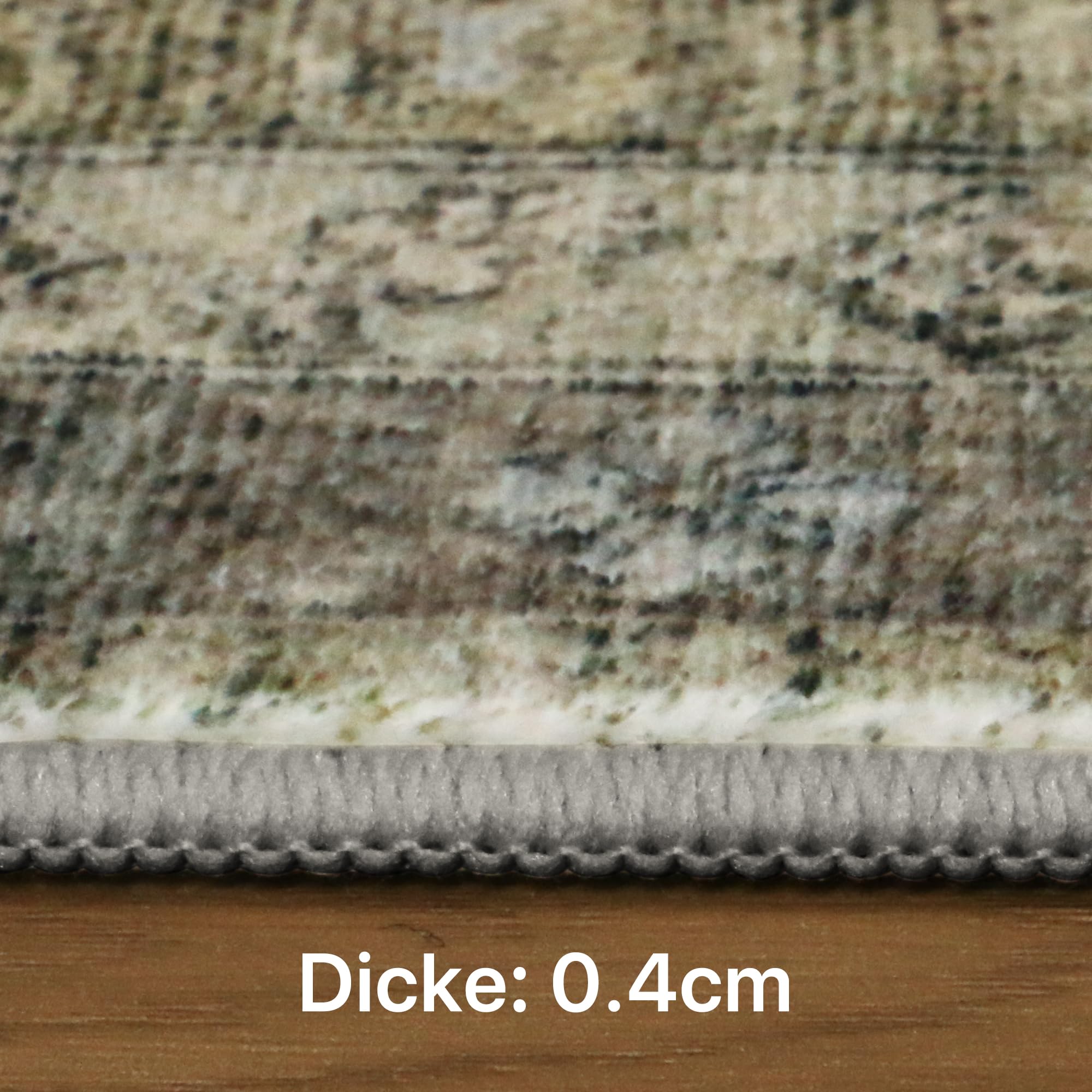 GENIMO Teppich Wohnzimmer 140X200 cm Vintage Waschbare Kupfer Braun | Boho Vintage Orientalischer Teppiche, Kurzflor Wohnzimmerteppich, Rutschfest Carpet, Groß für Schlafzimmer, Esszimmer, Büro