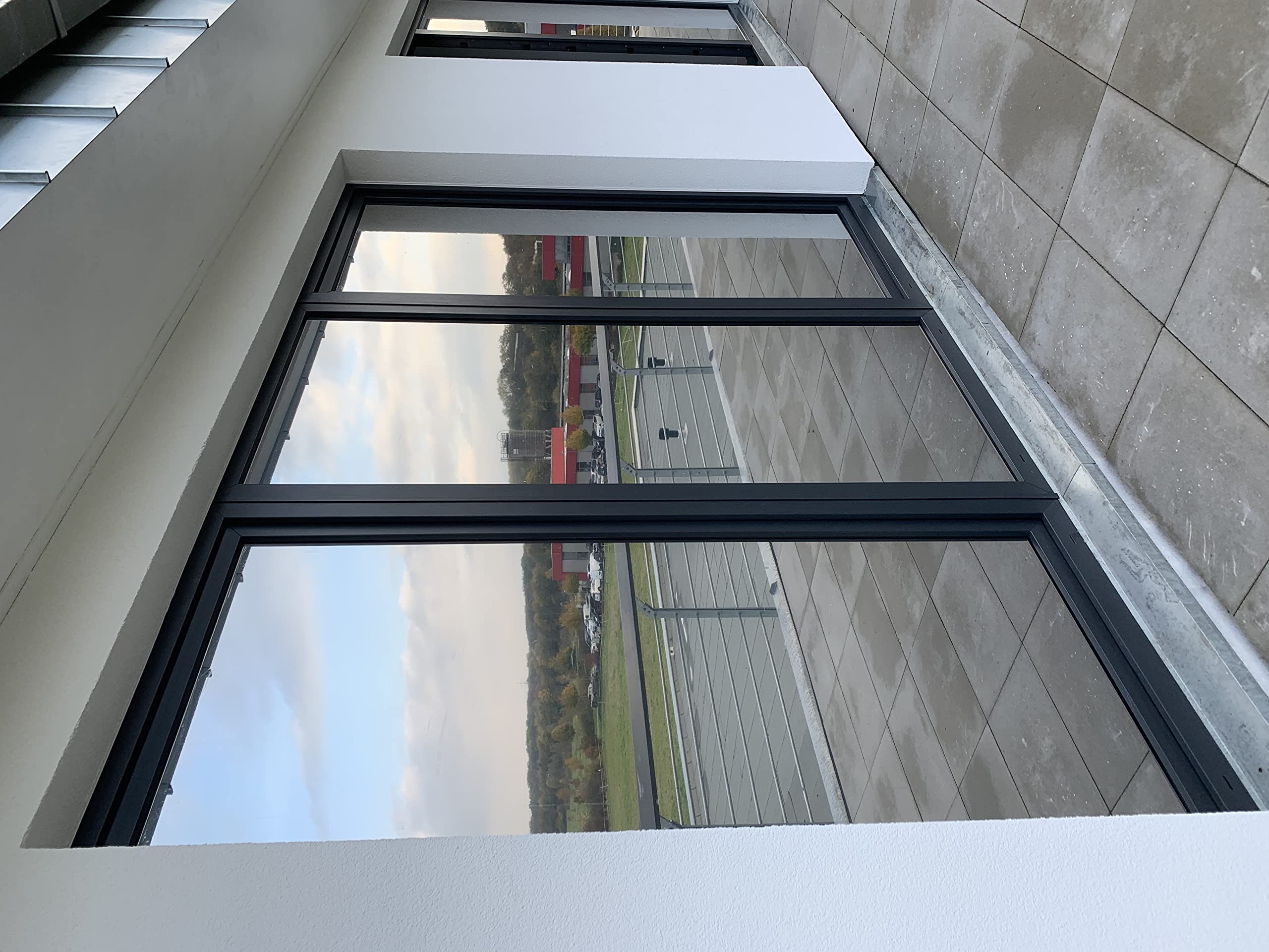 atFoliX Sonnenschutzfolie Aussen nach Maß - Silberne Spiegelfolie FX Silver Fensterfolie - Länge und Breite auf Wunsch auswählen