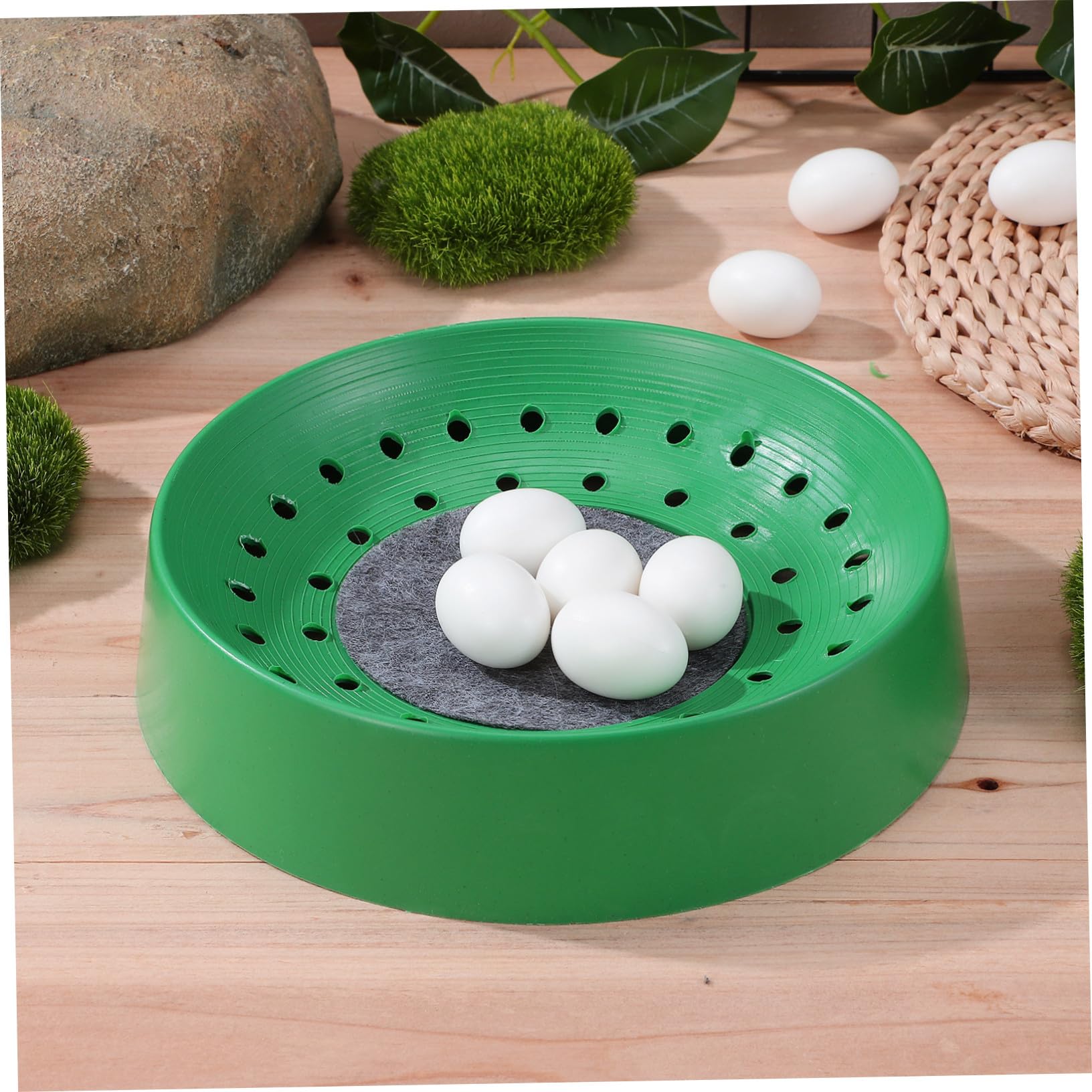 Mikikit 10 Pezzi Ciotole Nidificanti per Piccioni e Uccelli Basins Traspiranti e Resistenti Lavabili e Facili da Asciugare per Allevamento e Riposo o Fattoria