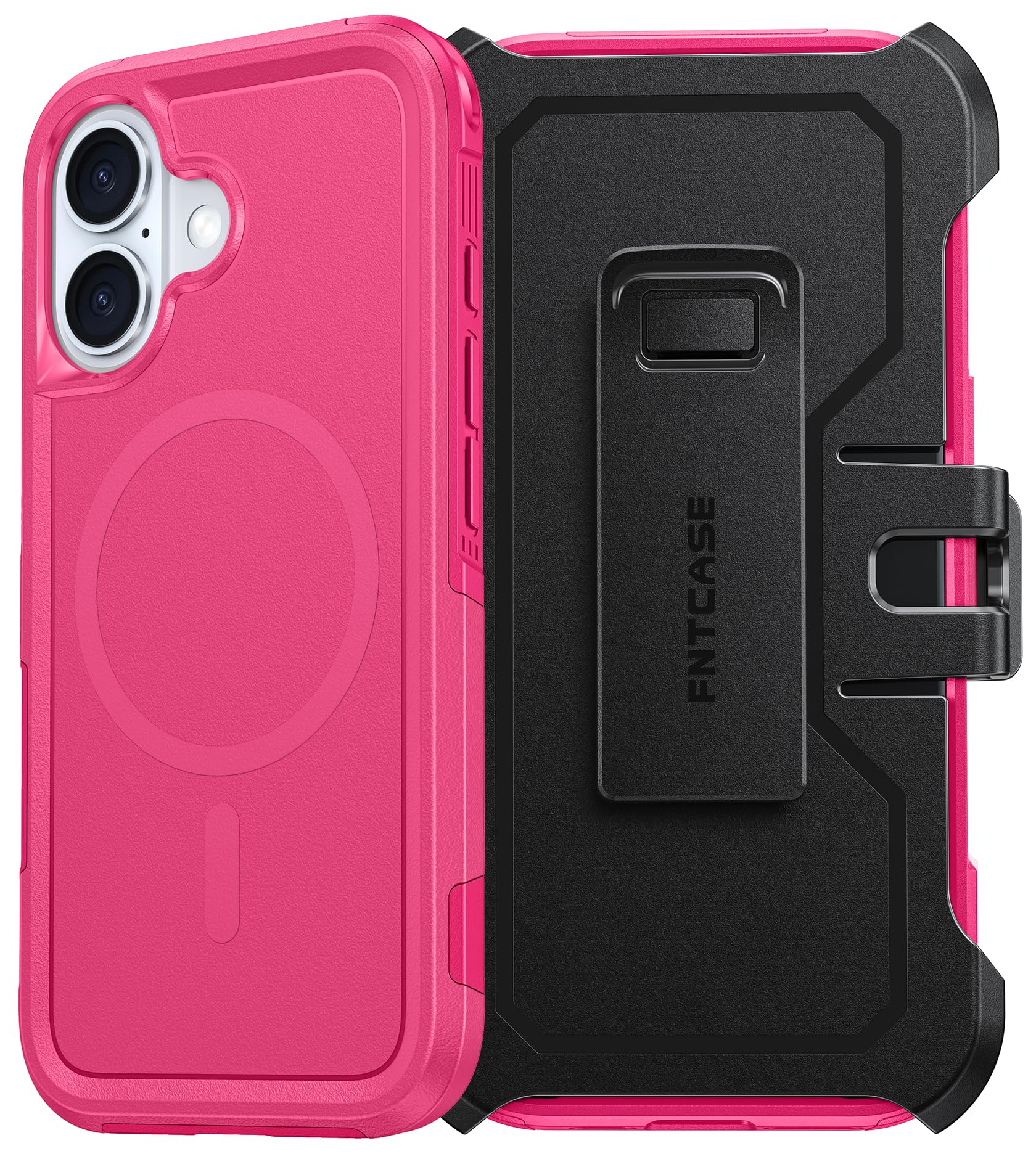 Coque iPhone 16 antichoc militaire avec support magnétique robuste - 8
