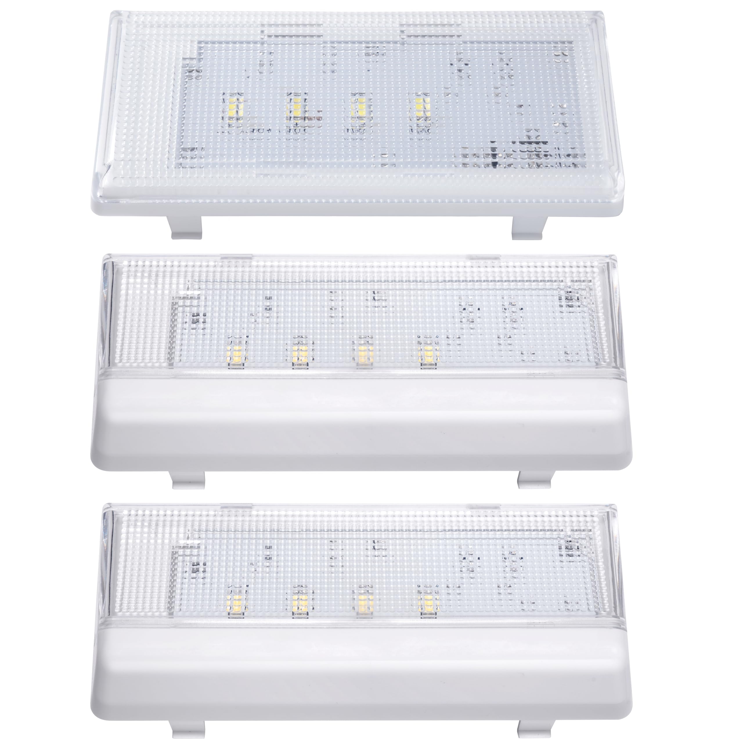 Photo 1 of WRS325DFAM02 WRS325FDAB06 WRS322FDAM04 Refrigerator Lighting Set - 1 Pack on The Ceiling and 2 Pack in Freezer Side Refrigerator LED Lights Fit for Whirl-Pool WRS322FNAM01 WRS325FDAM02 WRS325FDAW04