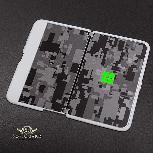 Miniatura 2 de SopiGuard Skin for DJI Mavic Air 2 - Juego completo de calcomanías de vinilo de precisión + controlador + 3 fundas de batería (camuflaje digital)