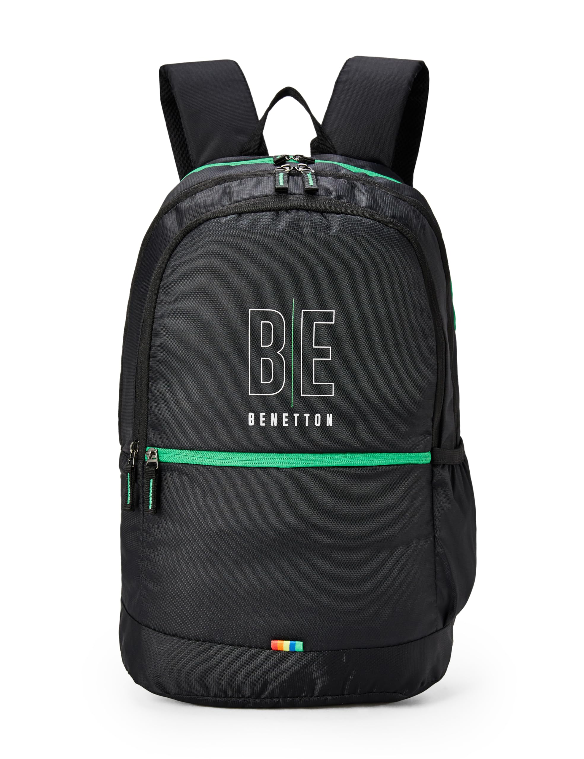 United Colors Of Benetton Ming Polyester 25L Non Laptop Backpack For Unisex - Black