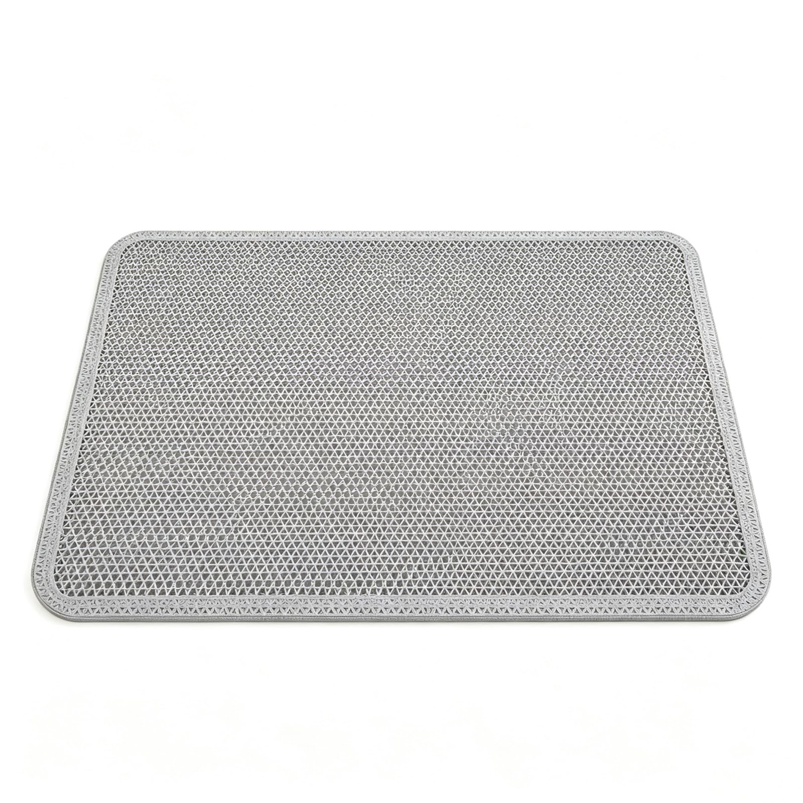 Alfombrilla Ducha PVC Suave Ultra Absorbente Alfombra Bañera Corte personalizable Patrón de cuadrícula densa Enrollable Secado para Secado rápido Pene de 4 mm Apto para ducharse piscinas