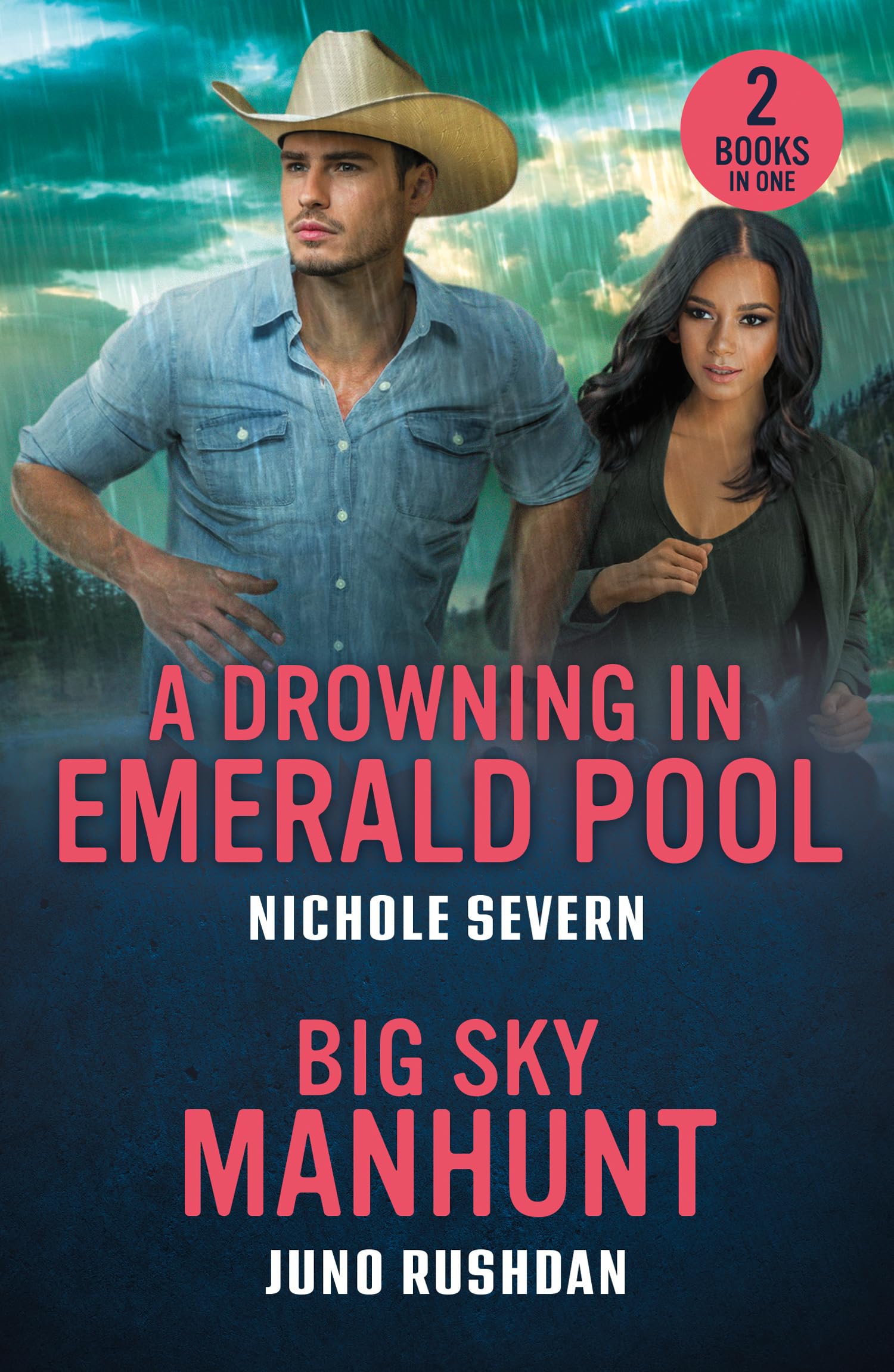A Drowning In Emerald Pool / Big Sky Manhunt: 2 thrilling romantic suspense love stories perfect for fans of second chances, murder mysteries and small town secrets in 2026!