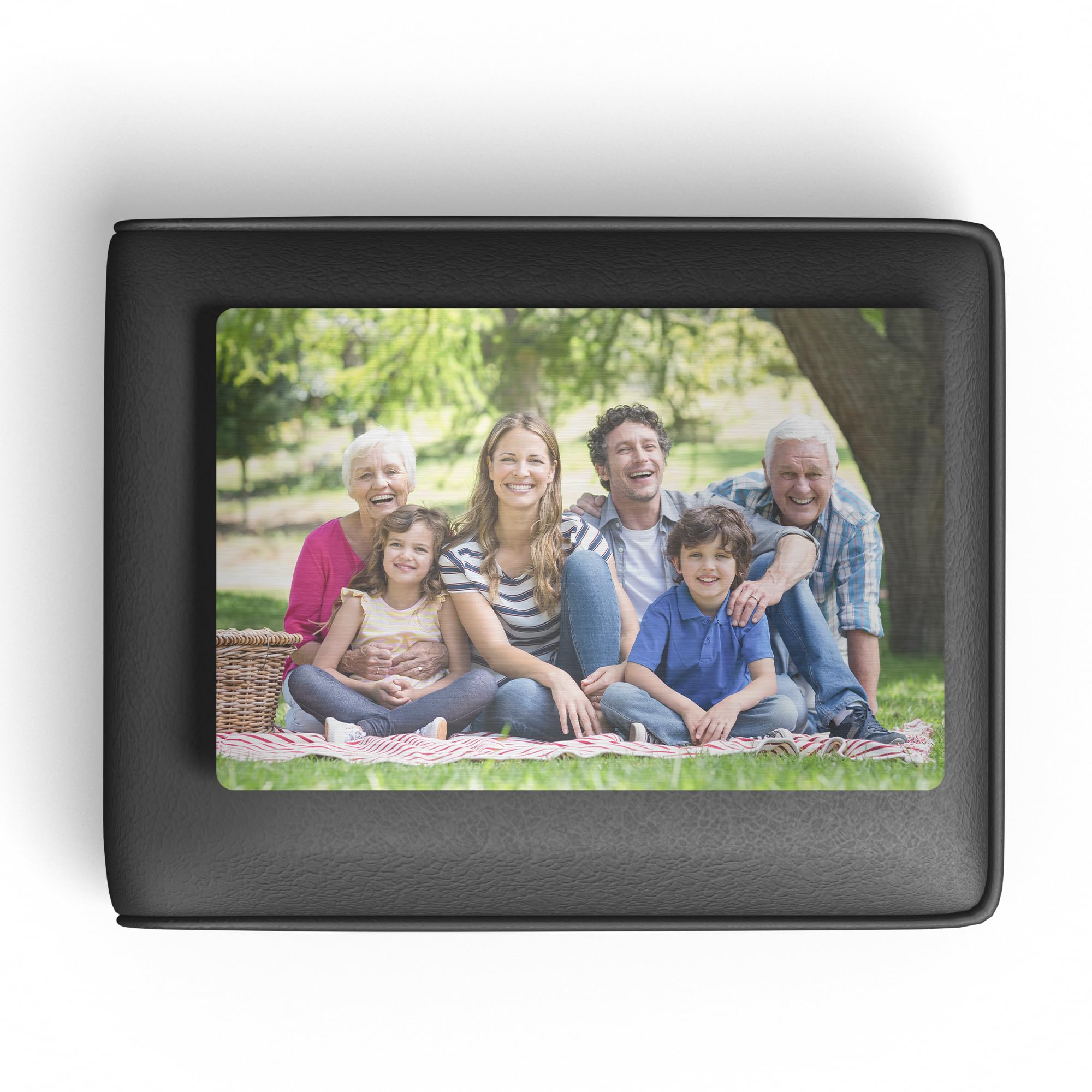 Print Maniacs Personalised Valentines Anniversary Wedding Gift Wallet Insert Gift for Him Her Any Image Photo Metal