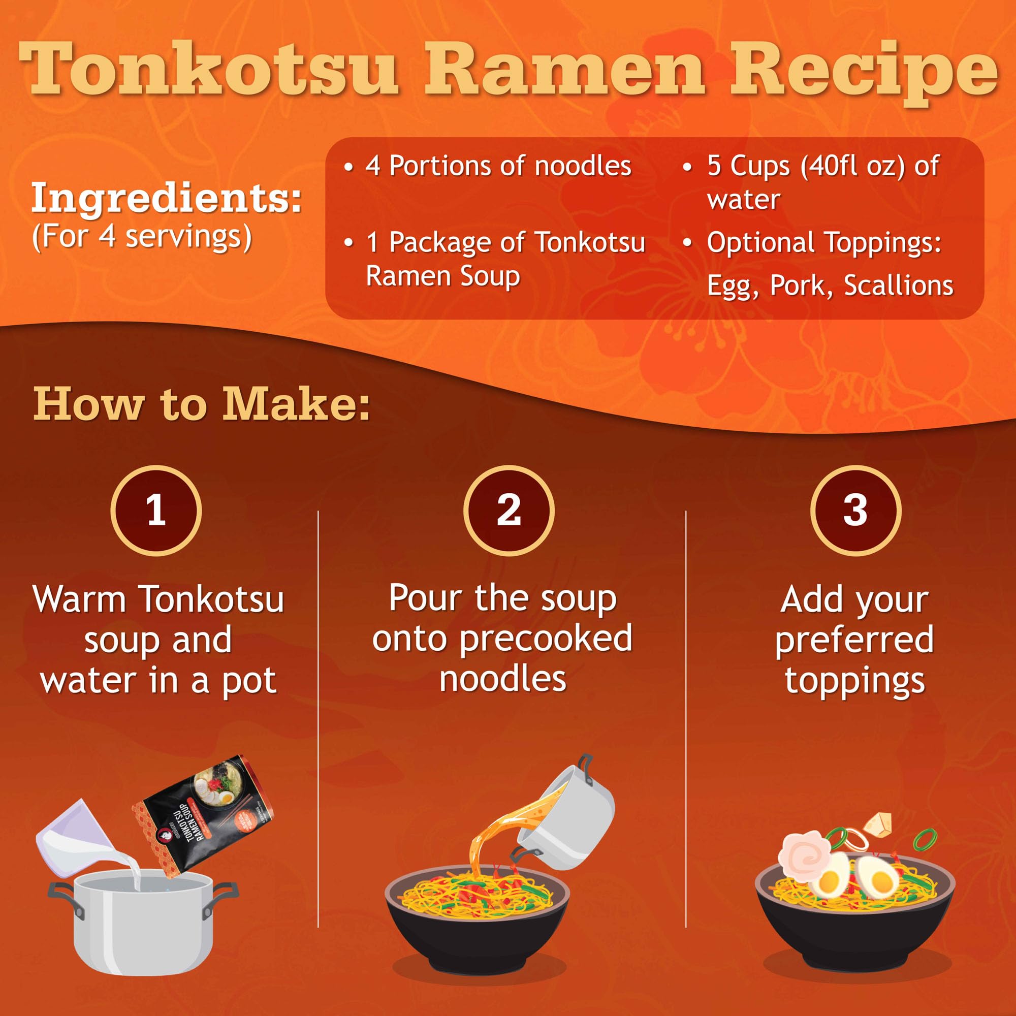 Otafuku Tonkotsu Ramen Shoyu Broth Concentrate, Rich Pork-Based Soup Mix for Authentic Japanese Ramen Noodles, 7.5oz (1 Pouch)
