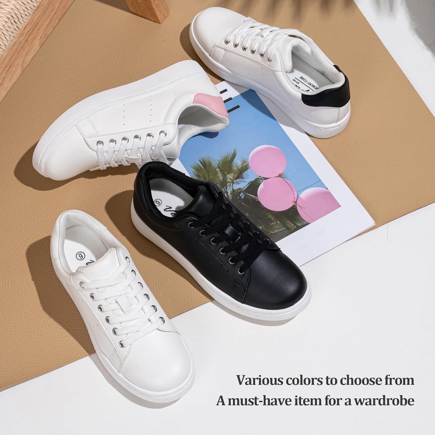 Vepose Women's Fashion Sneakers Casual Shoes Comfortable Dress Sneaker 2.0 - Image 3