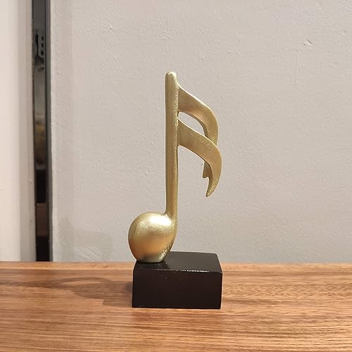 Miniatura 6 de 3 decoraciones musicales para el hogar decoración de notas musicales doradas para sala de estar