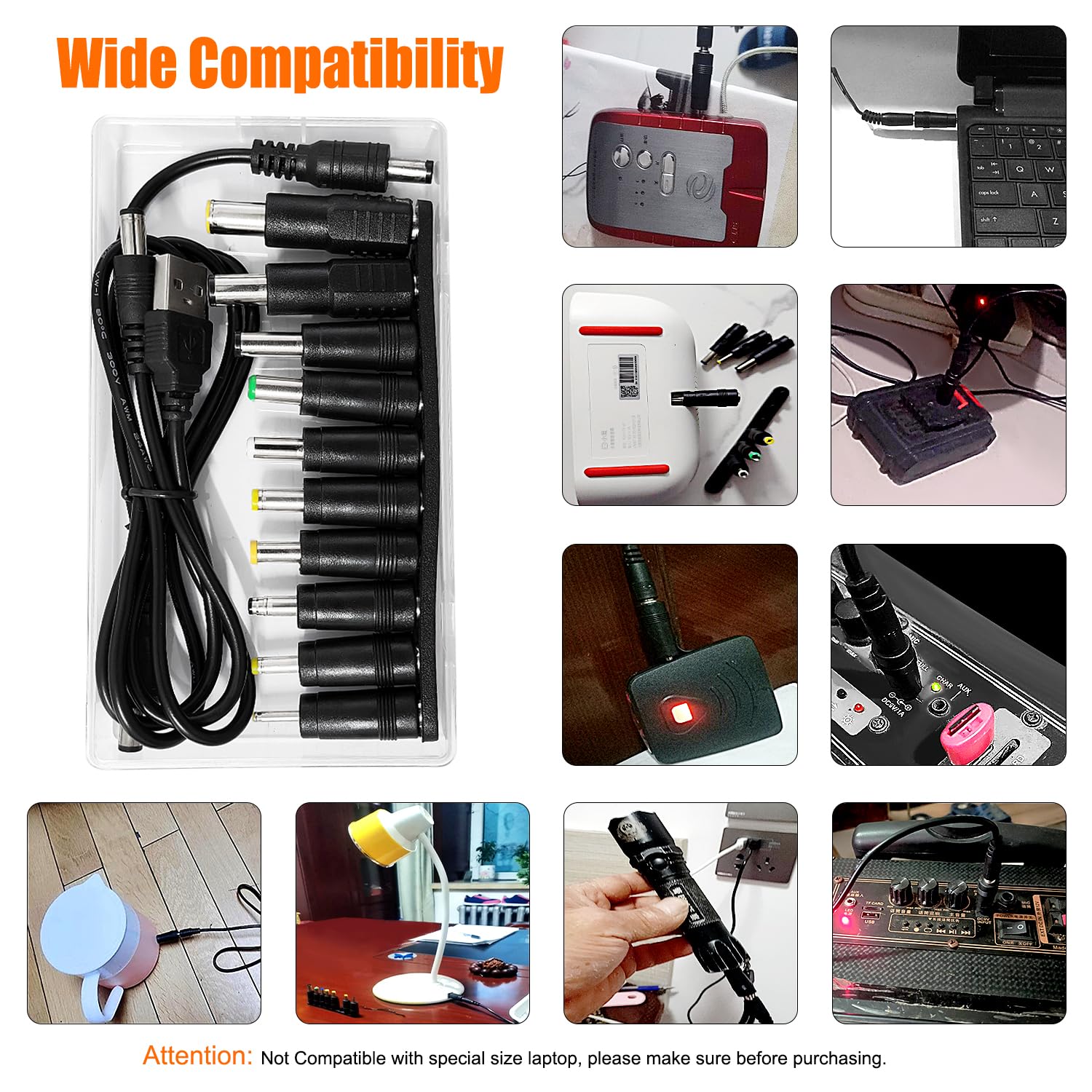 5.5x2.1mm 12V DC Alimentazione Da Femmina A Femmina Connettore Jack Da Maschio A Maschio - Foto 2