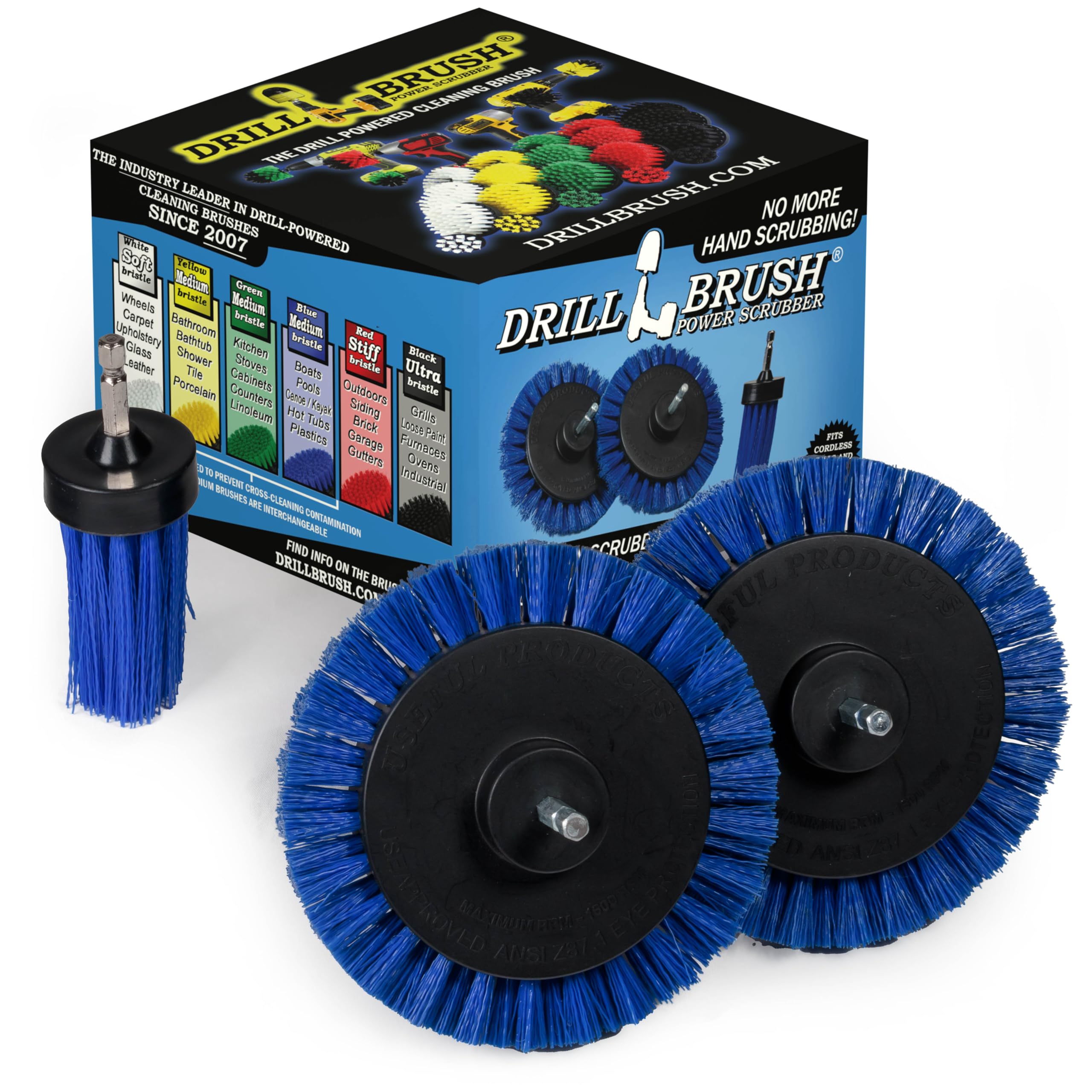 Drillbrush Outdoor Cleaning Brush - Heavy Duty -11
