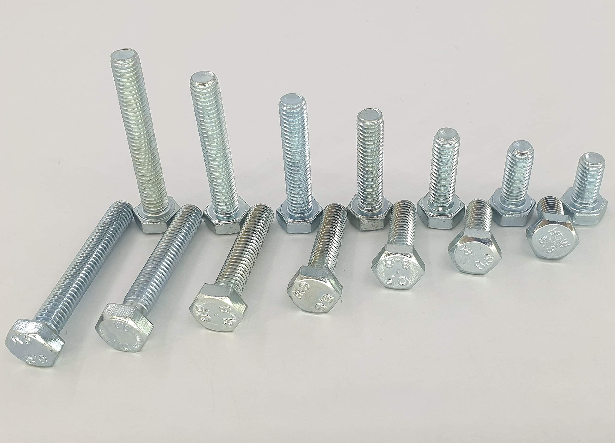 Sechskantschrauben Sortiment M4-M5-M6 // 8mm-50mm 350 tlg. Schraubenbox DIN 933 Vollgewindeschrauben Maschinenschrauben Gewindeschrauben Sechskantschrauben
