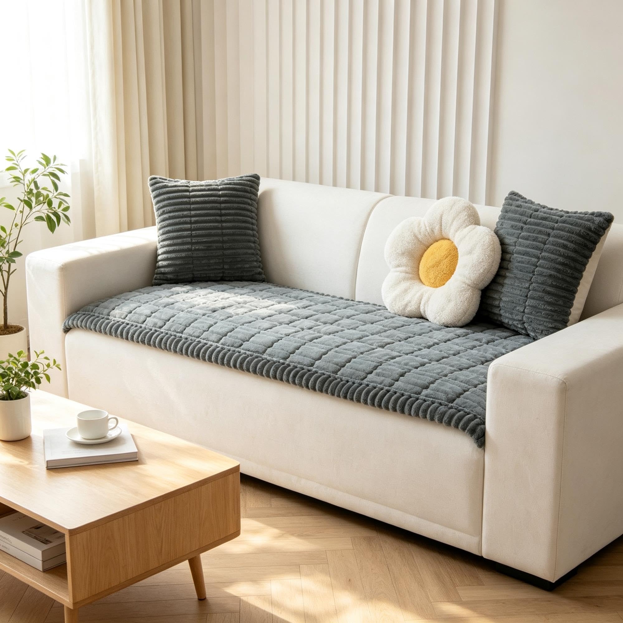 Housse de Canapé Épaisse et Lavable Antidérapante Protection pour Canapé