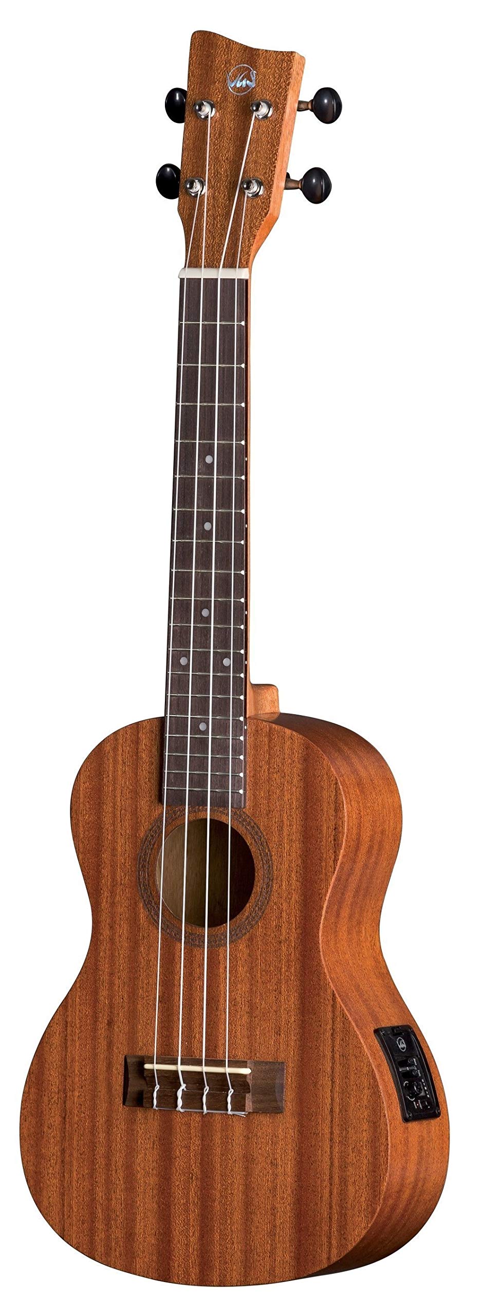 GEWA, Ukulélé de concert Manoa Kaleo, E-acoustique Manoa gauche Sapelli mat, K-CO-LH-E