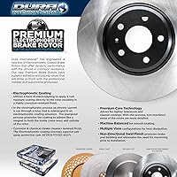 Vista 3 de DuraGo Serie Electroforética Rotor de Freno Ventilado Delantero
