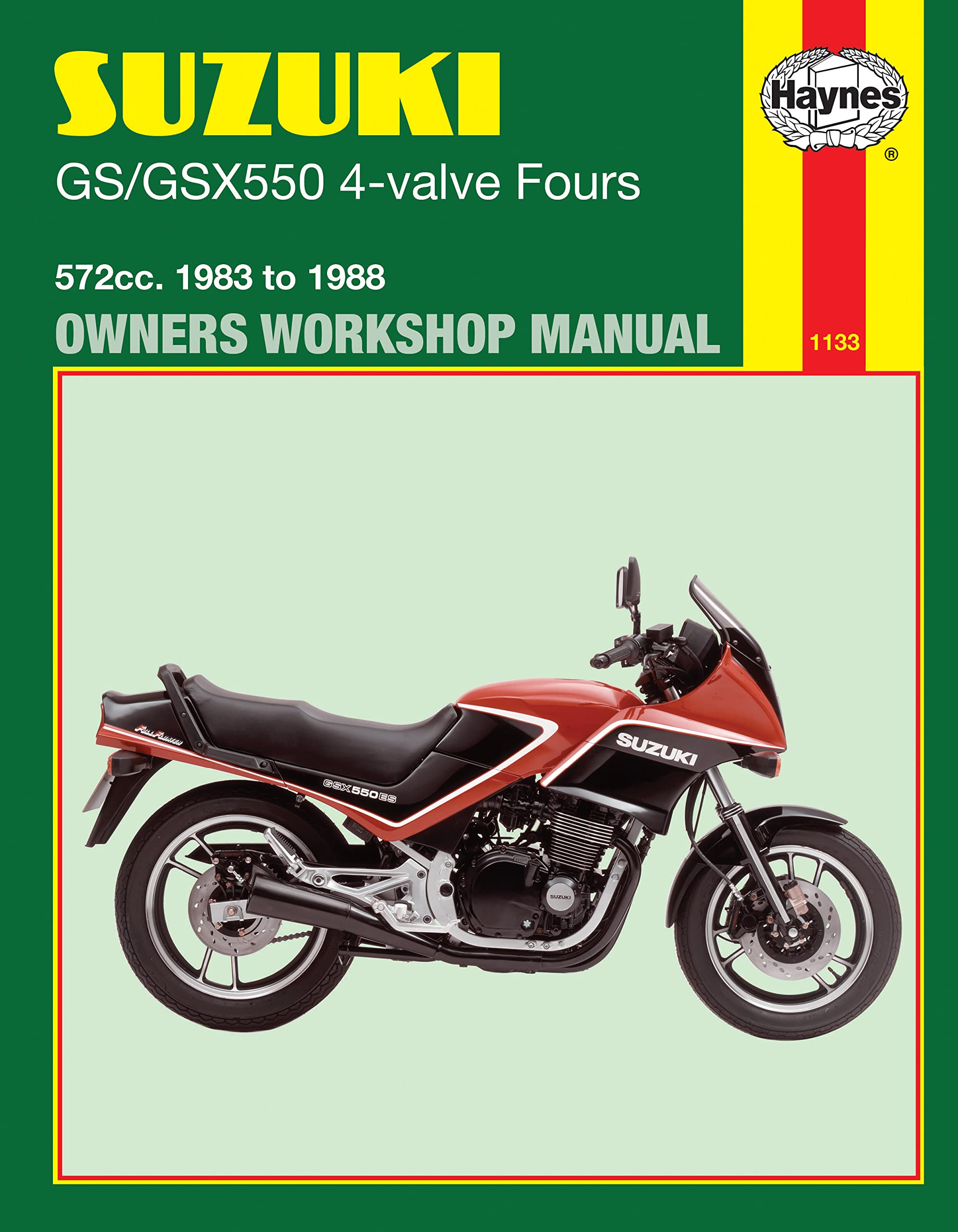 Suzuki GS/GSX550 4-valve Fours (83 - 88) Haynes  by Haynes Publishing PAPERBACK