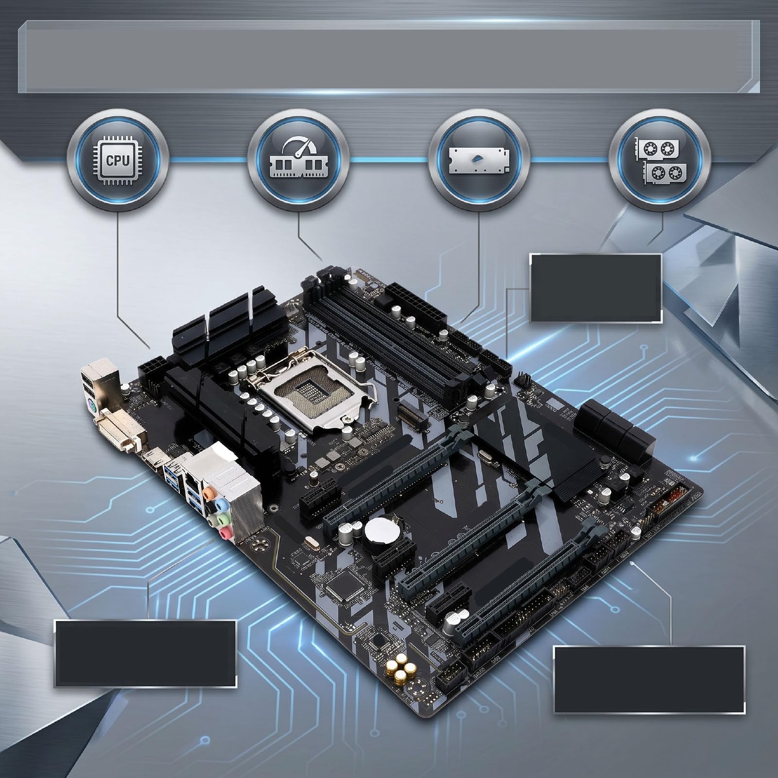 Carte Mère Z370 HD3 ATX LGA1151, USB 3.1, 4X DDR4 DIMM, pour