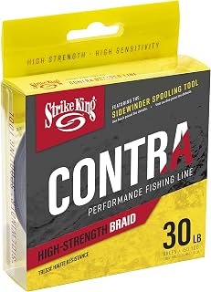 Strike King Contra Braid Performance Fishing Line, 150-Yards
