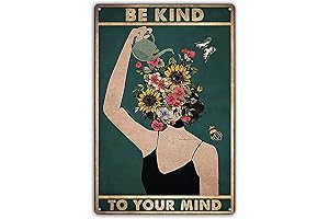 Tin Wall Art: Hippie Vibes for Tranquil Spaces